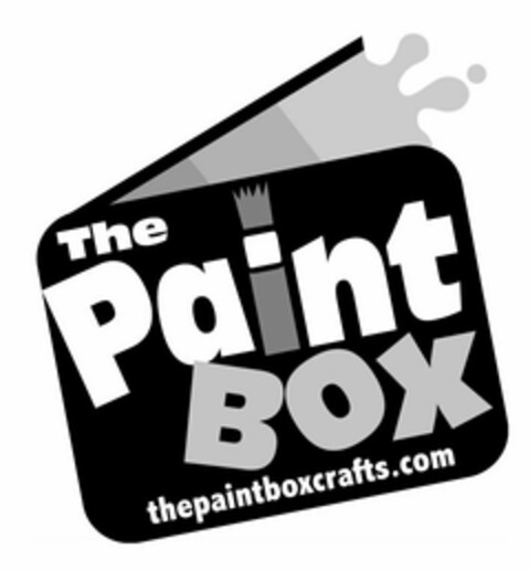 THE PAINT BOX THEPAINTBOXCRAFTS.COM Logo (USPTO, 02/25/2009)