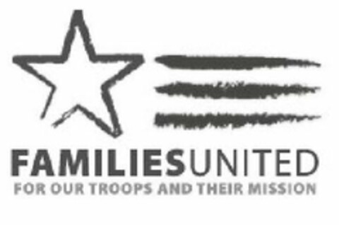 FAMILIES UNITED FOR OUR TROOPS AND THEIR MISSION Logo (USPTO, 31.03.2009)