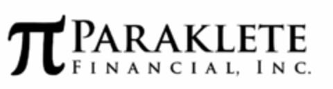 PARAKLETE FINANCIAL Logo (USPTO, 10.08.2009)