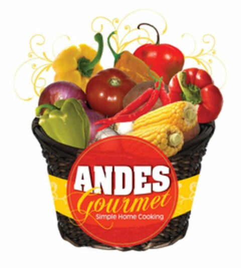 ANDES GOURMET SIMPLE HOME COOKING Logo (USPTO, 09/29/2009)