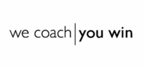 WE COACH | YOU WIN Logo (USPTO, 25.05.2010)