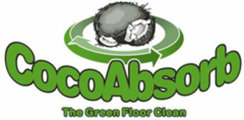 COCOABSORB THE GREEN FLOOR CLEAN Logo (USPTO, 10/31/2010)