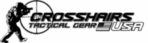 CROSSHAIRS USA TACTICAL GEAR Logo (USPTO, 08.11.2010)