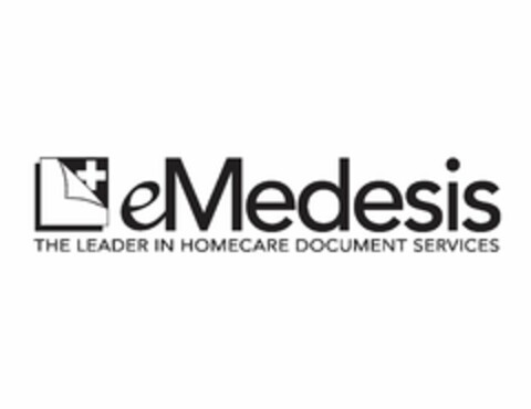 EMEDESIS THE LEADER IN HOMECARE DOCUMENT SERVICES Logo (USPTO, 07/03/2012)