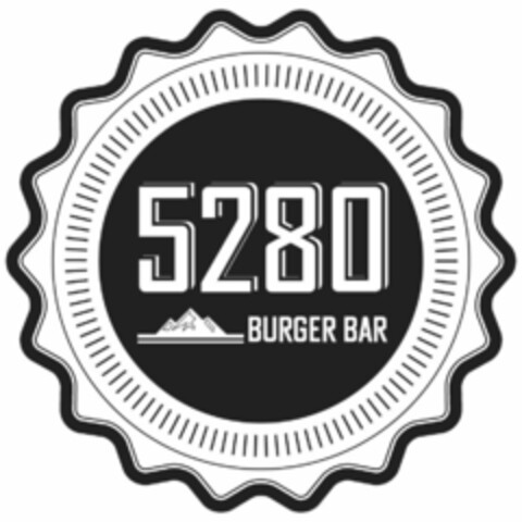 5280 BURGER BAR Logo (USPTO, 01.11.2013)