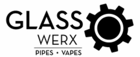 GLASS WERX PIPES · VAPES Logo (USPTO, 03/25/2014)