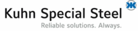 KK KUHN SPECIAL STEEL RELIABLE SOLUTIONS. ALWAYS Logo (USPTO, 29.09.2014)