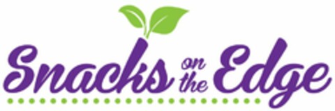 SNACKS ON THE EDGE Logo (USPTO, 01.07.2015)