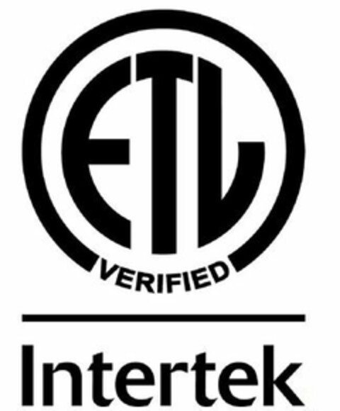 ETL VERIFIED INTERTEK Logo (USPTO, 10/16/2015)