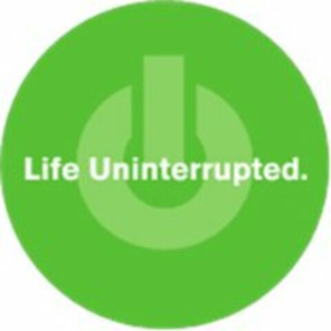 LIFE UNINTERRUPTED. Logo (USPTO, 25.01.2016)