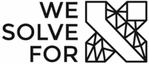 WE SOLVE FOR X Logo (USPTO, 01.02.2016)