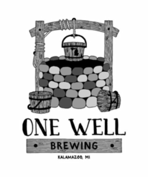 ONE WELL BREWING KALAMAZOO, MI Logo (USPTO, 20.10.2016)