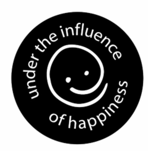 UNDER THE INFLUENCE OF HAPPINESS Logo (USPTO, 01/31/2017)