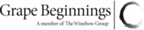 GRAPE BEGINNINGS A MEMBER OF THE WINEBOW GROUP Logo (USPTO, 03/22/2017)