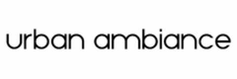 URBAN AMBIANCE Logo (USPTO, 09/21/2017)