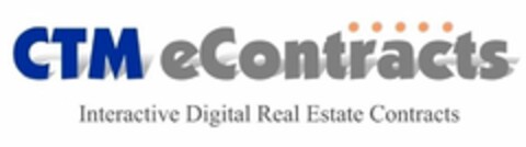 CTM ECONTRACTS INTERACTIVE DIGITAL REALESTATE CONTRACTS Logo (USPTO, 06.11.2017)