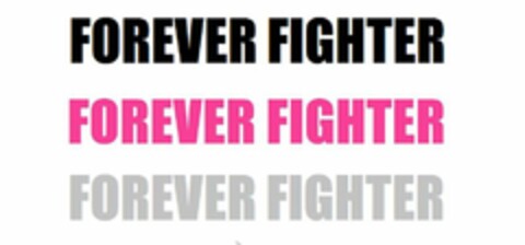 FOREVER FIGHTER Logo (USPTO, 07.01.2018)