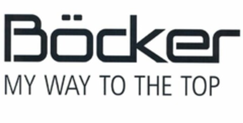 BÖCKER MY WAY TO THE TOP Logo (USPTO, 01/17/2018)