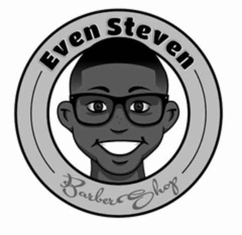 EVEN STEVEN BARBER SHOP Logo (USPTO, 23.01.2018)