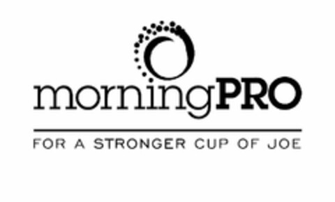 MORNINGPRO FOR A STRONGER CUP OF JOE Logo (USPTO, 02/20/2018)