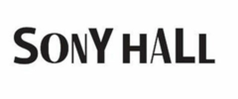 SONY HALL Logo (USPTO, 02/28/2018)