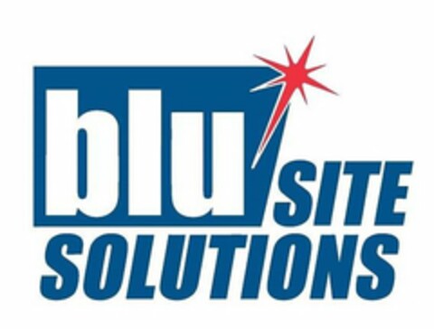 BLU SITE SOLUTIONS Logo (USPTO, 03/09/2018)