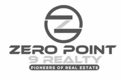 Z ZERO POINT 9 REALTY PIONEERS OF REAL ESTATE Logo (USPTO, 06/21/2018)