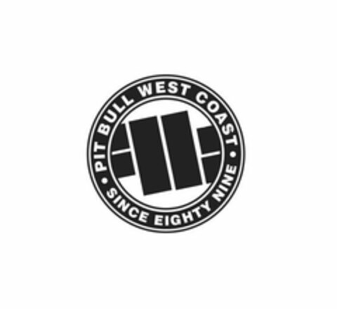 PIT BULL WEST COAST SINCE EIGHTY NINE Logo (USPTO, 08/14/2018)