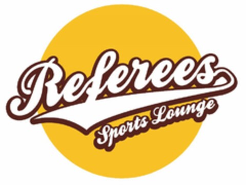 REFEREES SPORTS LOUNGE Logo (USPTO, 08.10.2018)