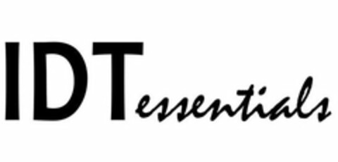 IDT ESSENTIALS Logo (USPTO, 15.10.2018)