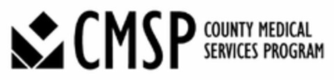 CMSP COUNTY MEDICAL SERVICES PROGRAM Logo (USPTO, 29.05.2019)