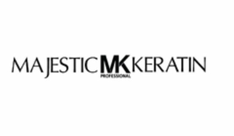 MAJESTIC MK PROFESSIONAL KERATIN Logo (USPTO, 08.01.2020)