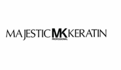 MAJESTIC MK PROFESSIONAL KERATIN Logo (USPTO, 01/08/2020)