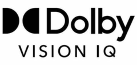 DD DOLBY VISION IQ Logo (USPTO, 20.03.2020)