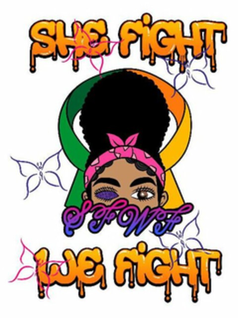 SHE FIGHT SFWF WE FIGHT Logo (USPTO, 08.05.2020)