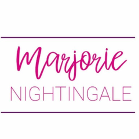 MARJORIE NIGHTINGALE Logo (USPTO, 09/01/2020)