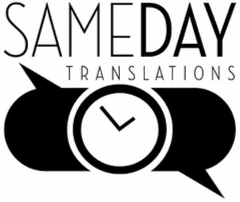 SAME DAY TRANSLATIONS Logo (USPTO, 25.10.2010)