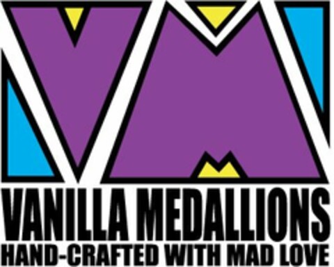 VM VANILLA MEDALLIONS HAND-CRAFTED WITH MAD LOVE Logo (USPTO, 25.02.2011)