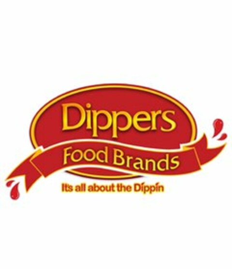 DIPPERS FOOD BRANDS IT'S ALL BOUT THE DIPPIN Logo (USPTO, 06/17/2011)