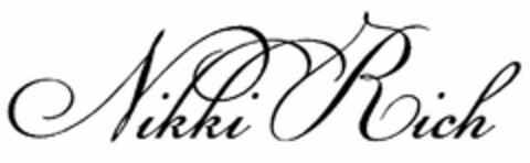 NIKKI RICH Logo (USPTO, 28.09.2011)