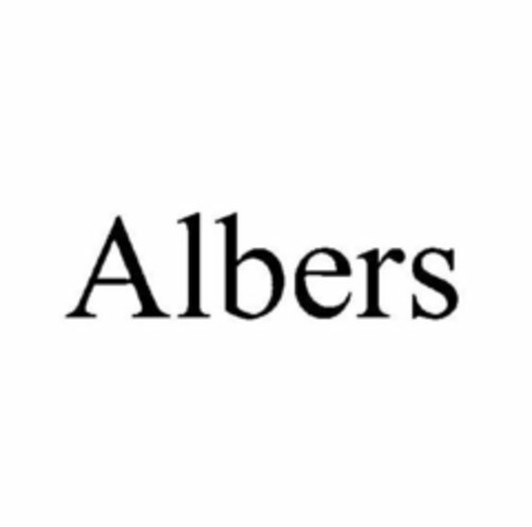 ALBERS Logo (USPTO, 27.01.2012)