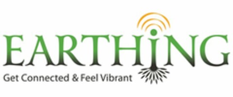 EARTHING GET CONNECTED & FEEL VIBRANT Logo (USPTO, 29.10.2012)