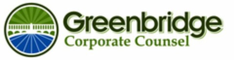 GREENBRIDGE CORPORATE COUNSEL Logo (USPTO, 29.10.2012)