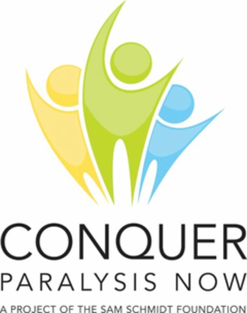 CONQUER PARALYSIS NOW A PROJECT OF THE SAM SCHMIDT FOUNDATION Logo (USPTO, 02/25/2013)