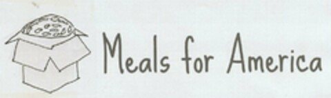 MEALS FOR AMERICA Logo (USPTO, 11.06.2013)