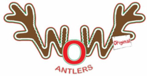 WOW ANTLERS ORIGINAL Logo (USPTO, 07/10/2013)