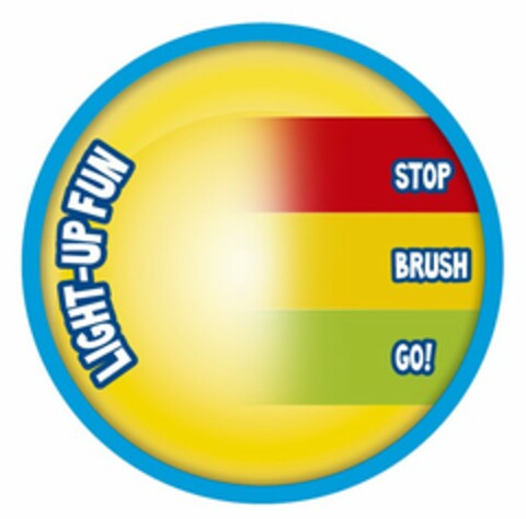 LIGHT-UP FUN STOP BRUSH GO Logo (USPTO, 03/21/2014)