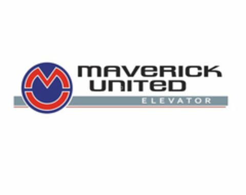 MU MAVERICK UNITED ELEVATOR Logo (USPTO, 26.06.2014)