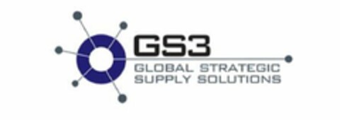 GS3 GLOBAL STRATEGIC SUPPLY SOLUTIONS Logo (USPTO, 02/03/2015)