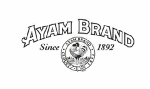 AYAM BRAND SINCE 1892 AYAM BRAND · CLOUET 1892 · Logo (USPTO, 28.05.2015)